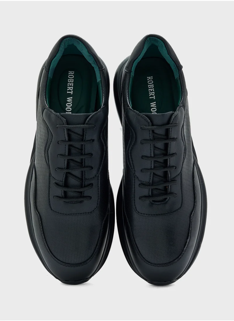 Robert Wood Textured Hybrid Sneakers