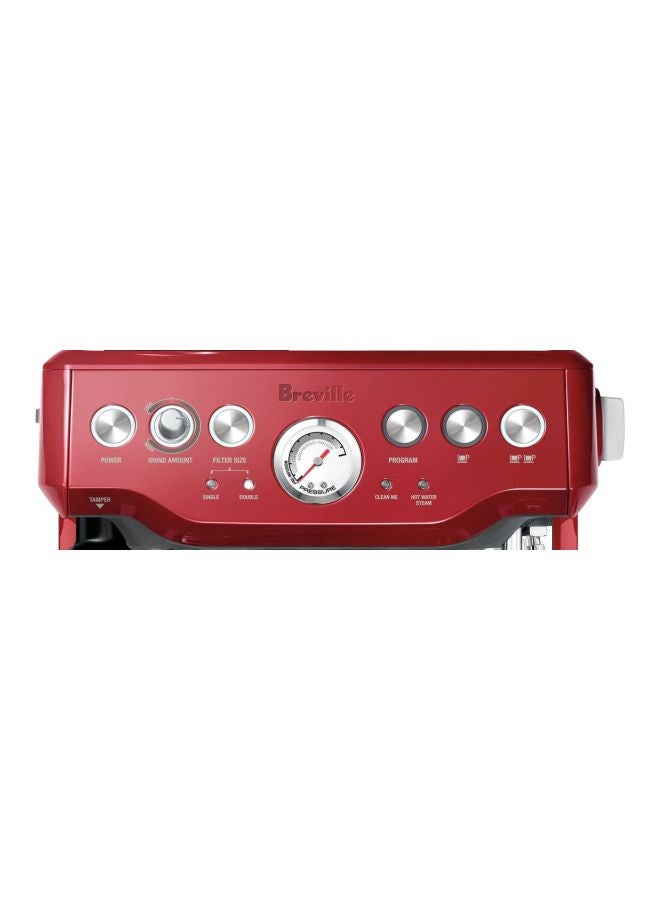 بريفيل ماكينة تحضير القهوة اسبريسو باريستا بقدرة 1700 وات 2.0 L 1700.0 W BES870CRN أحمر - Image 3
