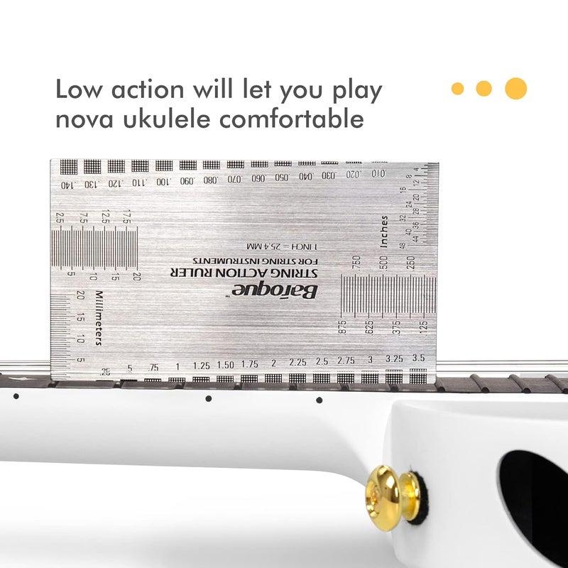 Enya Concert Ukulele White for Beginners - Image 4