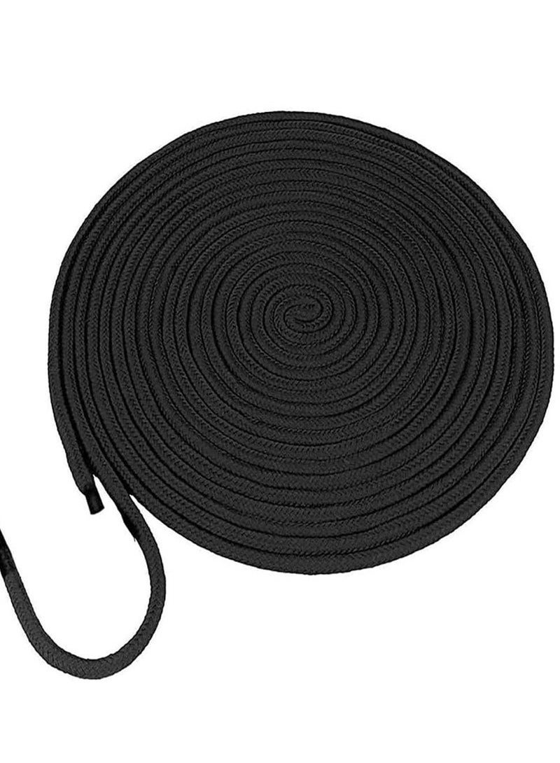 Unewshi 2 Roll 10M Soft Cotton Rope, Natural Durable Long Cotton Rope for Crafts Wall Hangings Plant Hangers Knotting (Black) - Image 2