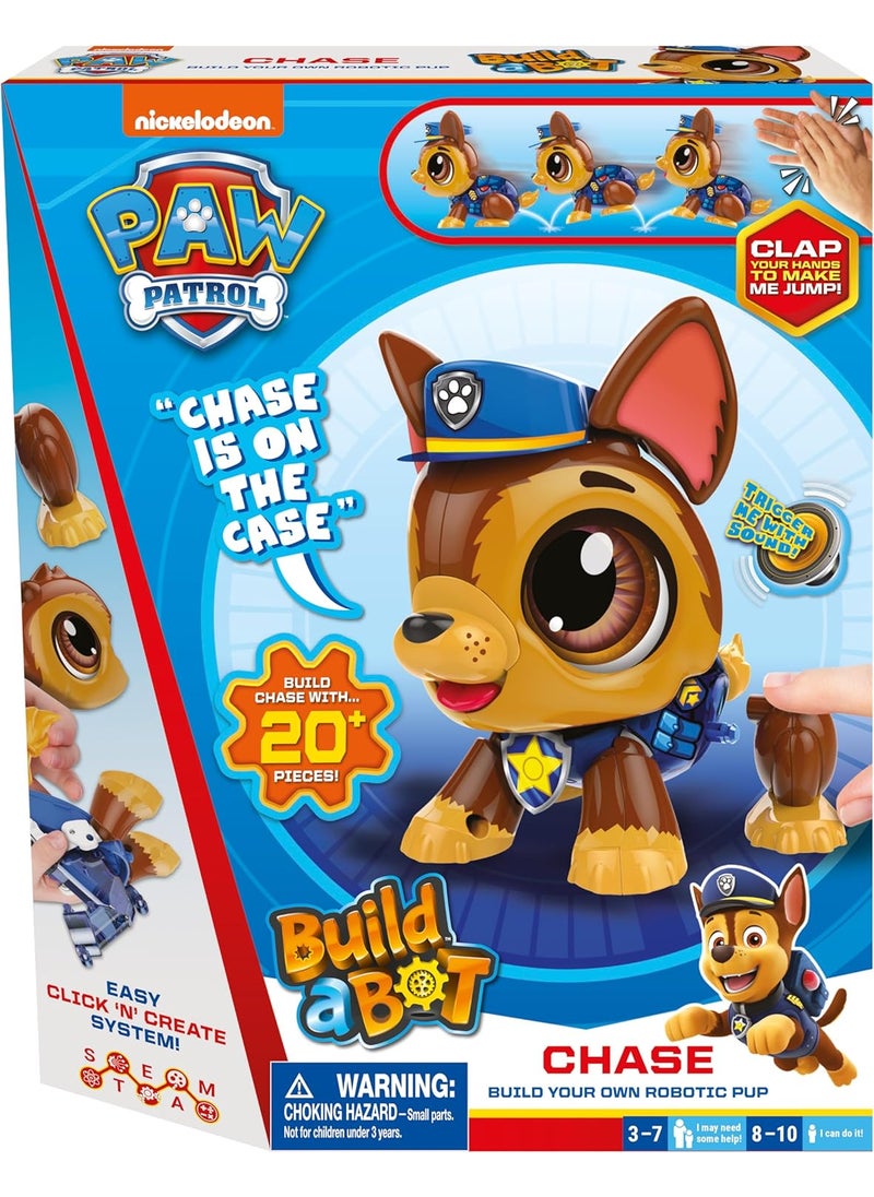 Goliath Build a Bot Paw Patrol Chase  Build Your Own Robotic Pet with 20 Pieces with 1 Sticker Sheet  Ages 310  - Image 1