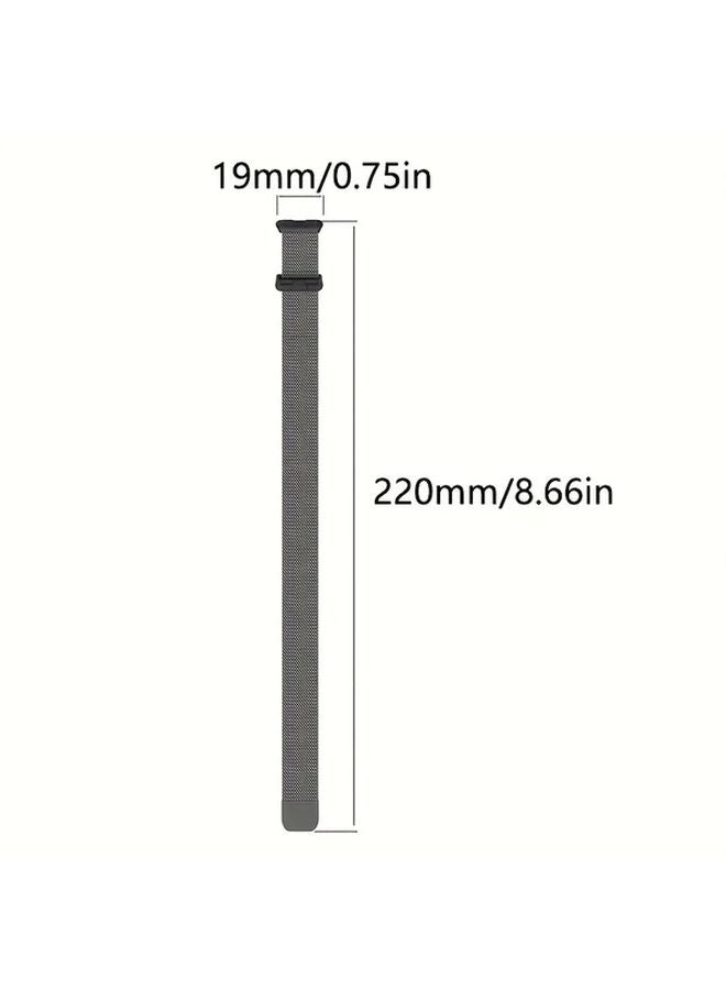 Rose Golden Magnetic Milanese Strap with TPU Case Cover for Huawei Band 10 - Image 3