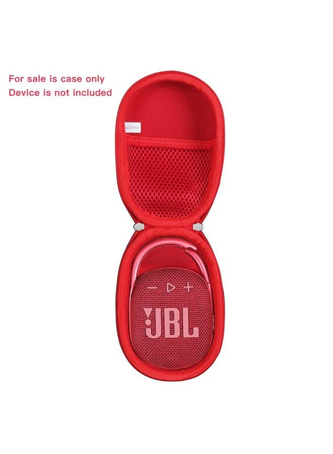 Anleo حافظة سفر صلبة أنليو لجهاز JBL Clip 5 / Clip 4 - مكبر صوت بلوتوث محمول (أحمر) - Image 2