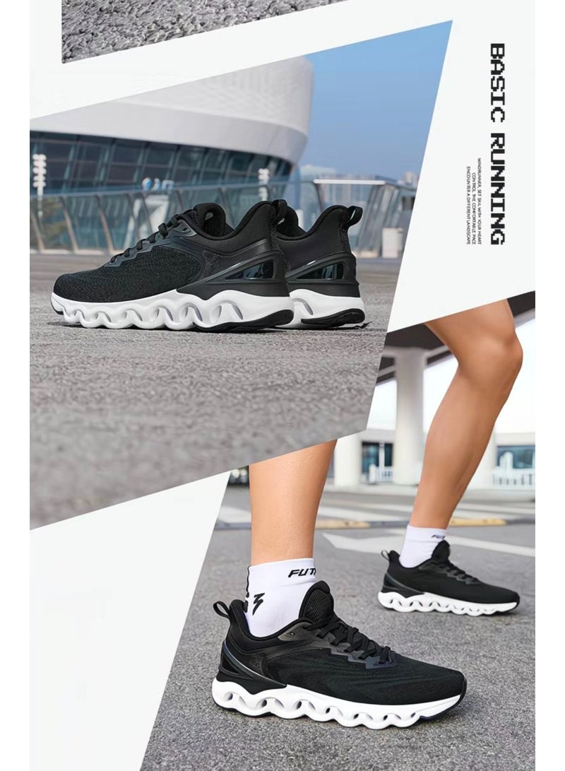 361° Official Running Shoes – Lightweight Breathable Sports Sneakers with Wave Sole Cushioning for Men & Women