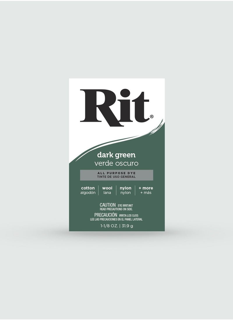 RIT Rit Dye Powder 1 1/8oz, Dark Green  - Image 1