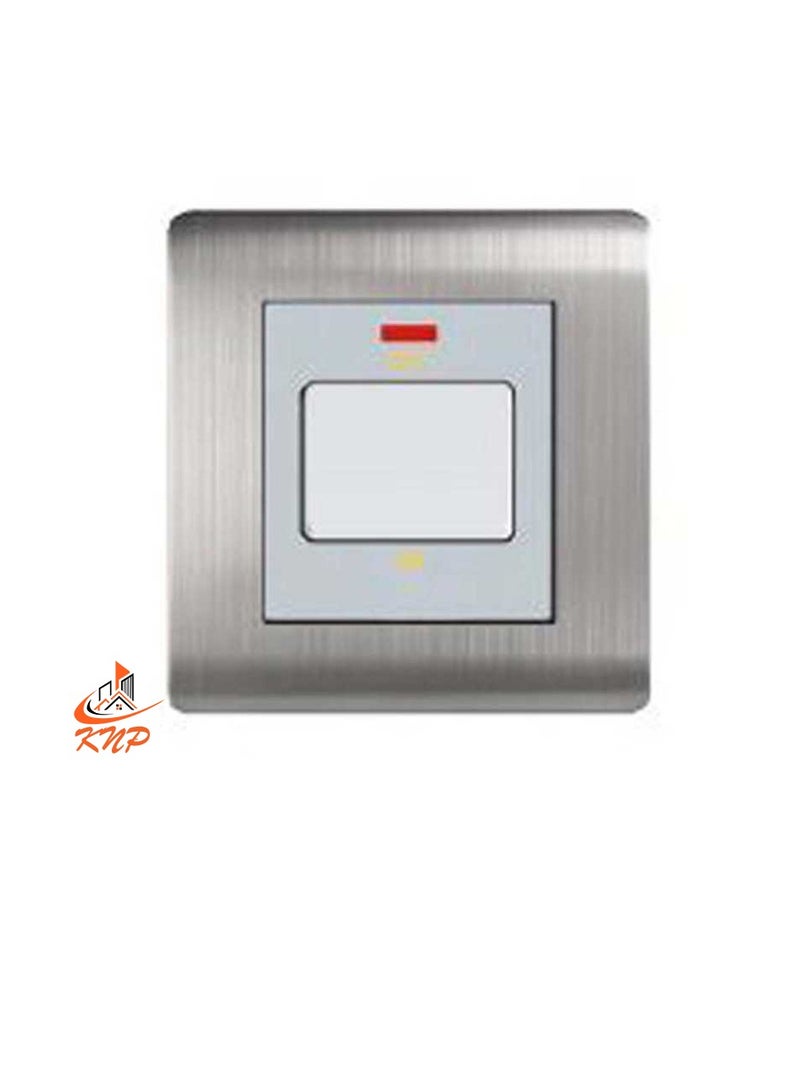 KNP 20A DP Switch - Silver  - Image 1