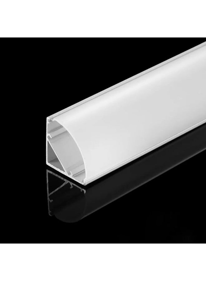 Poaker 2 Meter Led Profile Aluminum Frame Durable Sleek And Versatile Solution For Residential And Commercial Led Lighting Corner Type  - Image 1