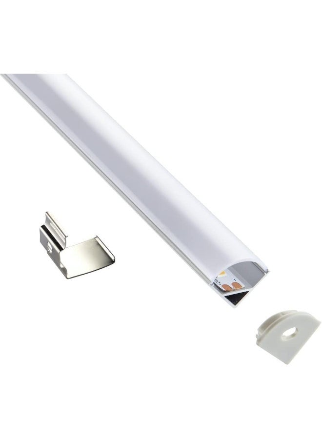 Poaker 2 Meter Led Profile Aluminum Frame Durable Sleek And Versatile Solution For Residential And Commercial Led Lighting Corner Type  - Image 3