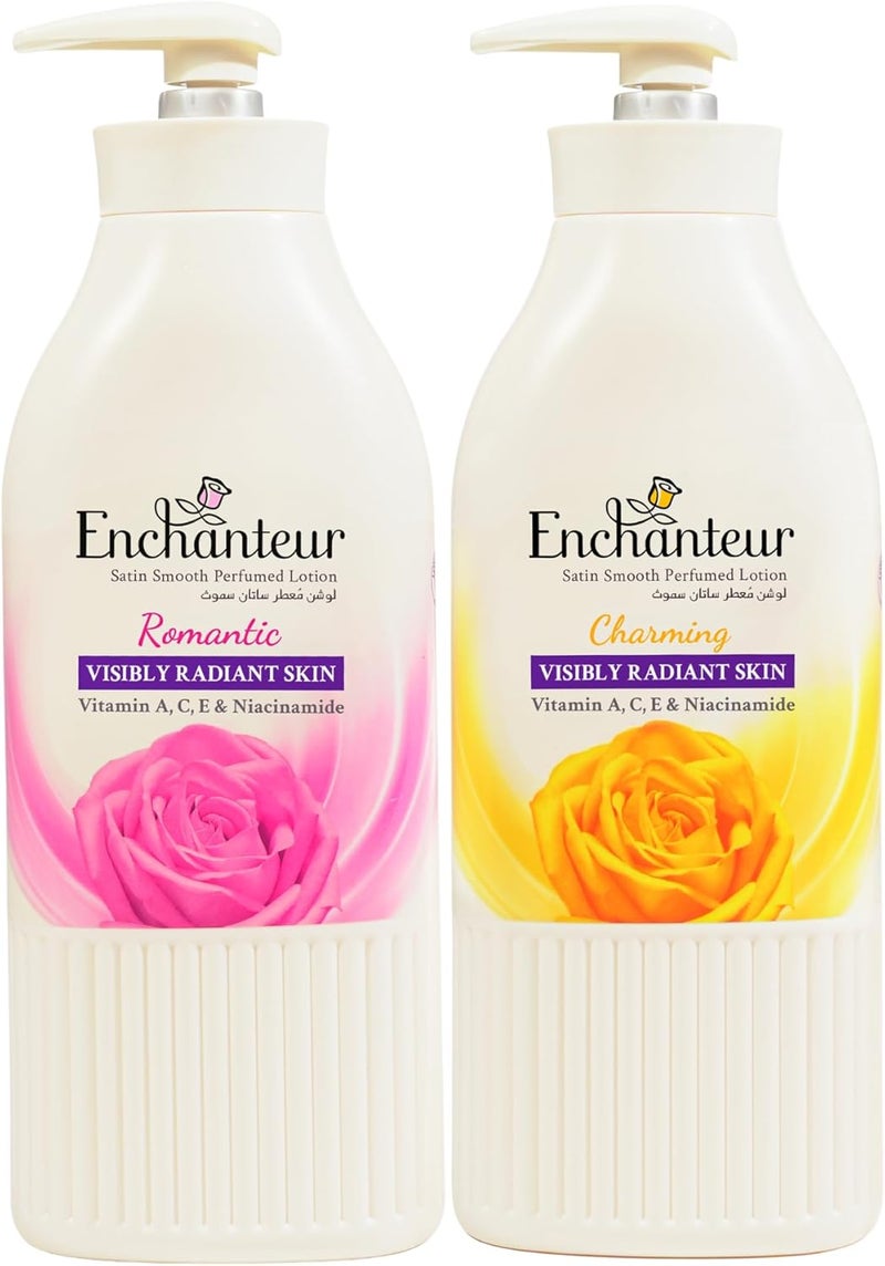 Enchanteur Satin Smooth Perfumed Lotion Set - Image 1
