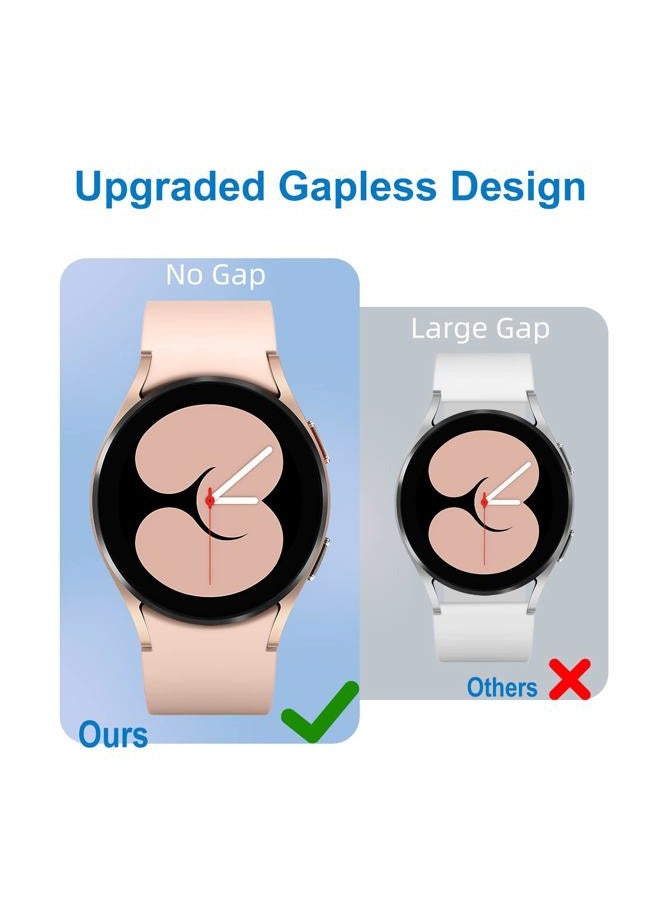 Lerobo 5 Pack No Gap Bands Compatible with Galaxy Watch 7/6/5/4 Band 44mm 40mm/Watch 5 Pro Band/20mm Soft Silicone Sport Strap for Galaxy Watch 6 4 Classic 46mm 43mm 47mm 42mm Replacement Women Men - Image 3