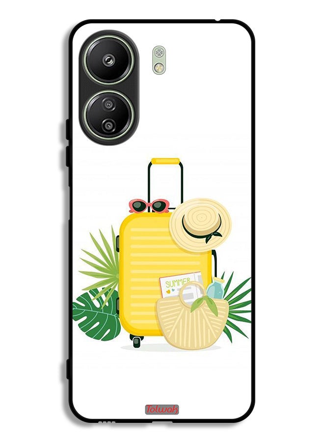 Tolwak Xiaomi Redmi 13C Protective Case Cover Summer Digital Art - Image 1