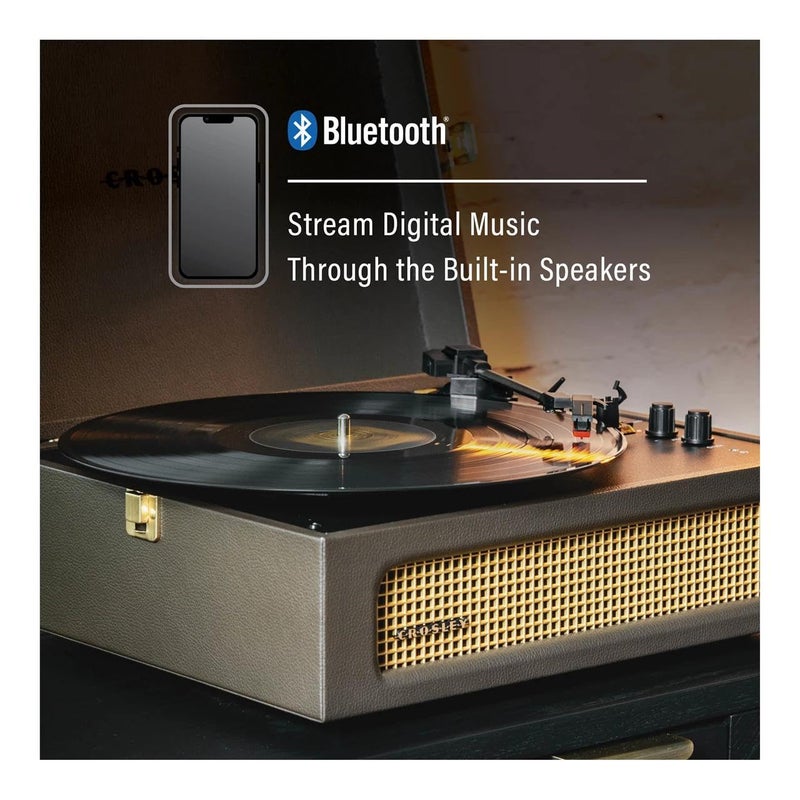 Crosley Voyager Portable Turntable, Bluetooth Record Player - Image 4