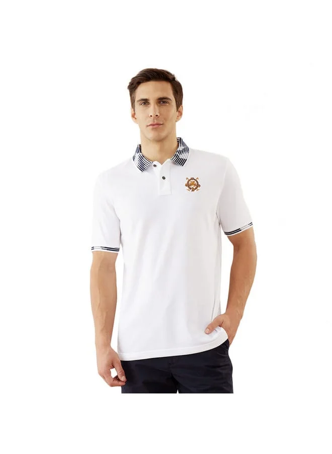fahrenheit Fahrenheit Solid Polo T-shirt with Short Sleeves