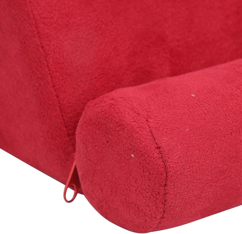 Pillow Tablet Stand, Portable Lightweight Holder for Phone Tablet Ereader with Suede Fabric, Compatible with Most Tablets Phones Books Magazines for Bed Car Armrest Carpet Thigh - Image 3
