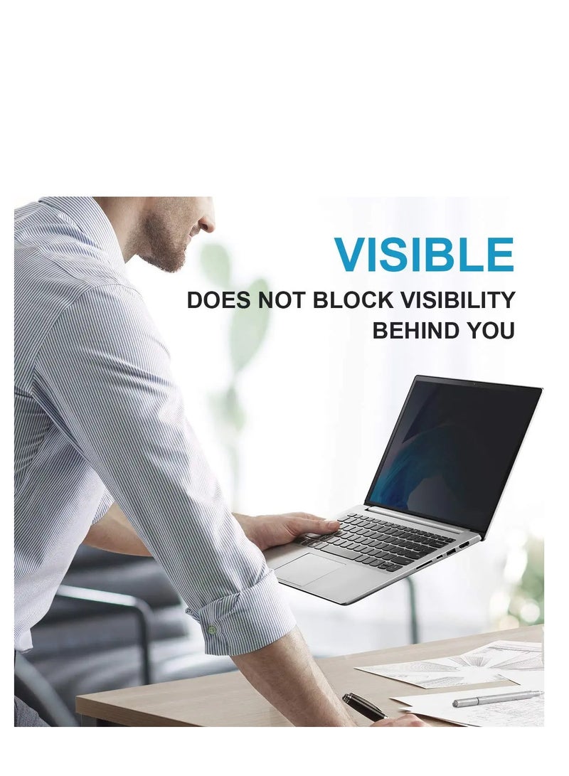 فلتر شاشة خصوصية مغناطيسي سهل التشغيل/الإيقاف، متوافق مع Macbook Pro 13 بوصة (2016-2020) وMacbook Air 13 بوصة 2018-2020 (A1932,A2179) - مضاد للتوهج - Image 5