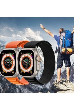 Generic Trail/Alpine Loop Nylon Band Compatible with Apple Watch Ultra 2/Ultra Band 49mm 45mm 44mm 42mm, Adjustable with Metal C-Hook Strap for iWatch Ultra Series 9/8/7/6/5/4/3/2/1/SE2/SE  - Image 2