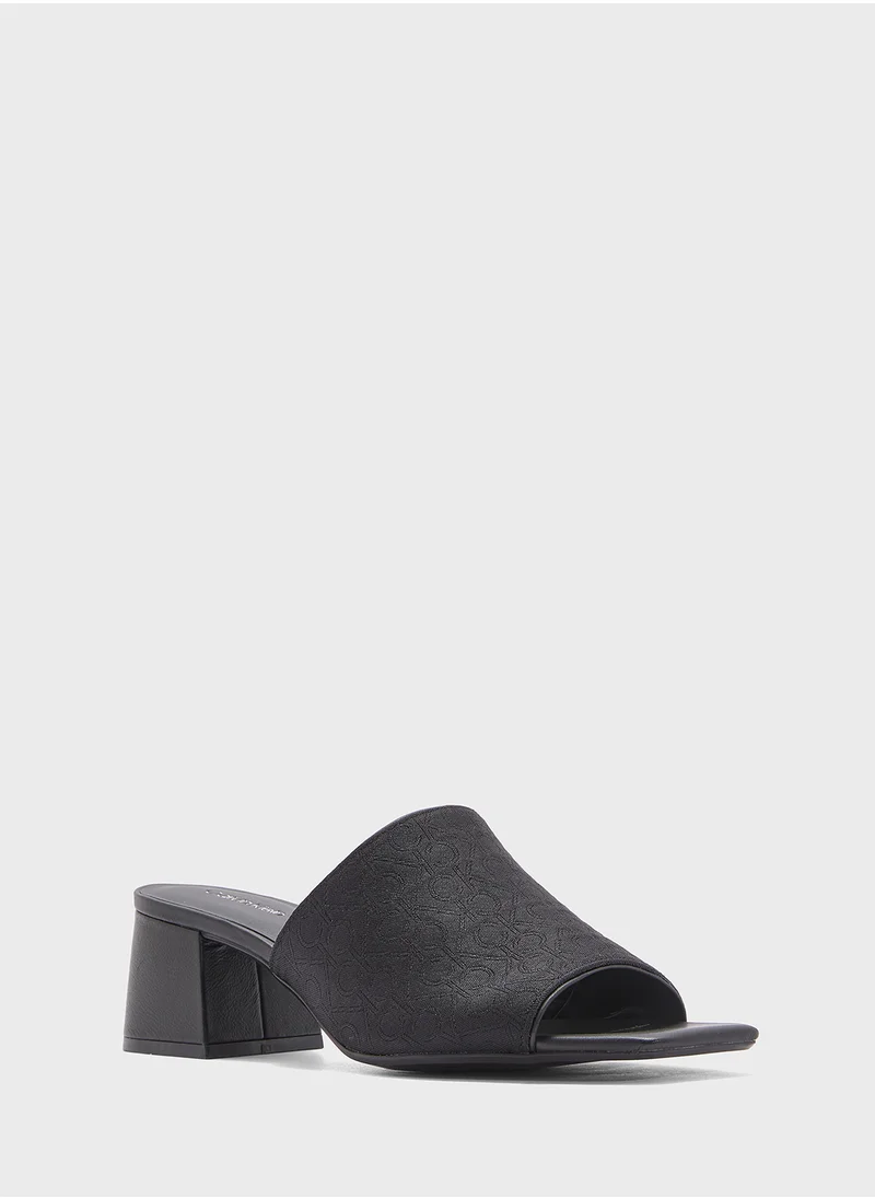 كالفن كلاين Causal Mid Heel Sandals