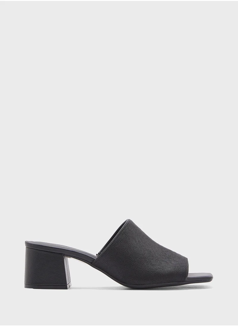 كالفن كلاين Causal Mid Heel Sandals