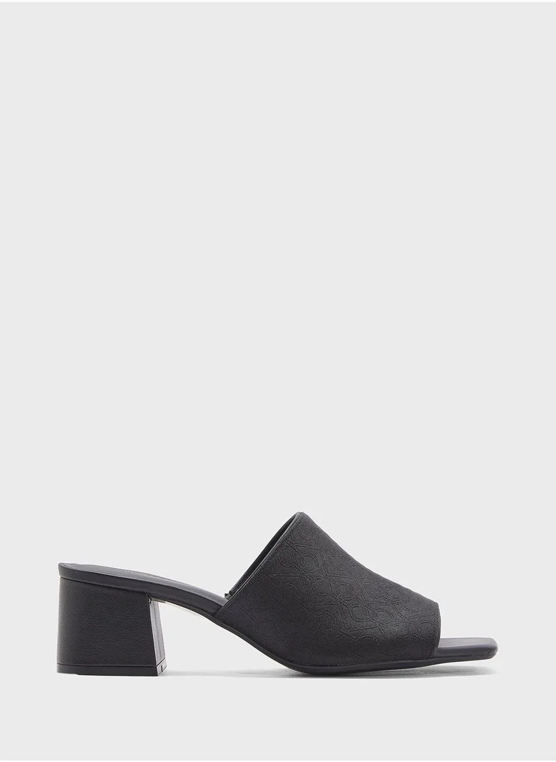 كالفن كلاين Causal Mid Heel Sandals