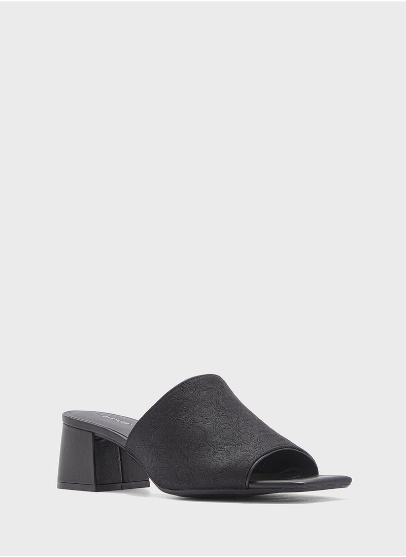 CALVIN KLEIN Causal Mid Heel Sandals  - Image 4