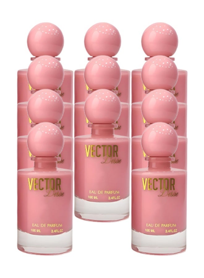 Vector 11 Pieces Vector Desire Perfume Pink 100ml EDP - Image 1