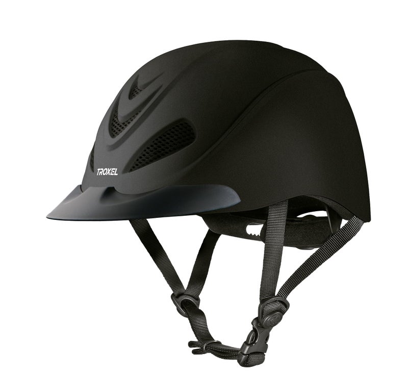 Troxel Liberty Ultralight Horse Riding Helmet, Low-Profile Adjustable Design, Safety Horseback Riding Gear, Small (6-5/8-7), Black Duratec - Image 1