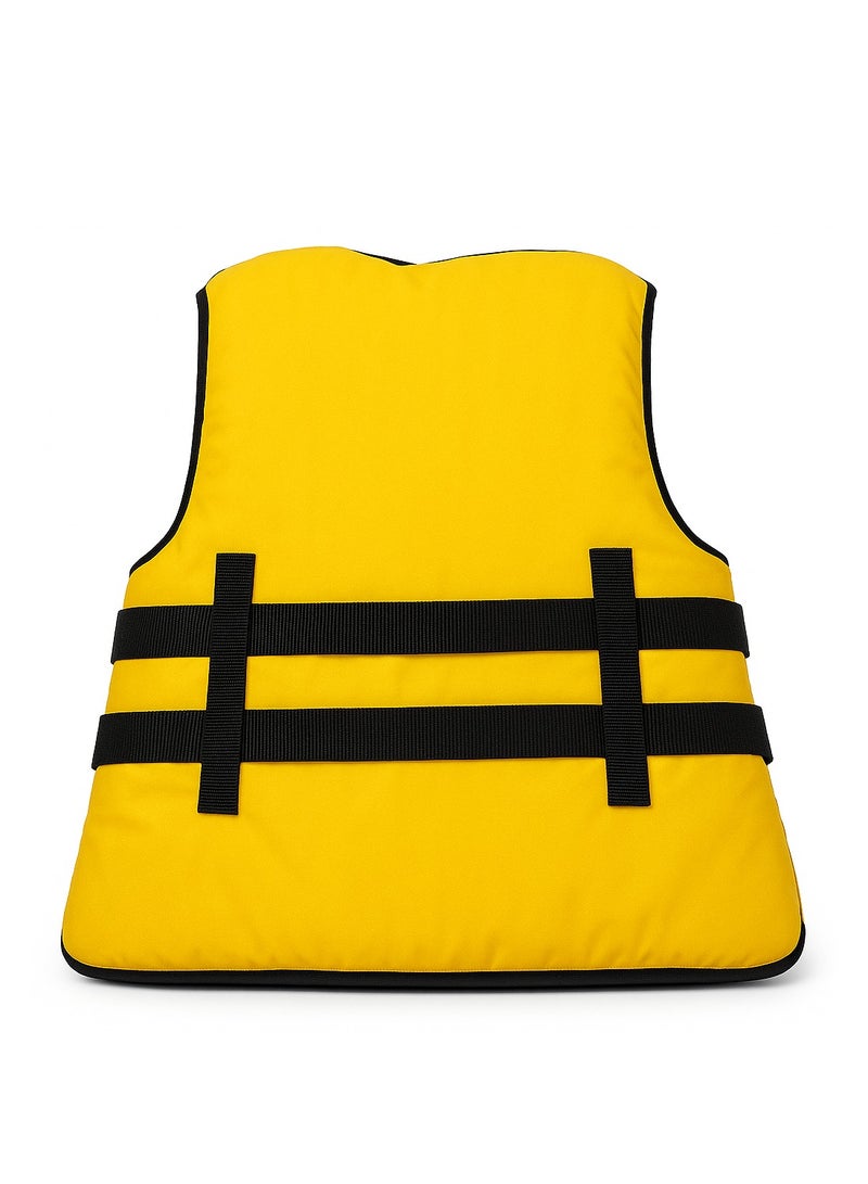SOFAB SOFAB Adult Life Jacket – Buoyancy You Can Trust, Style You’ll Love – Black & Yellow for Every Adventure! - Image 2