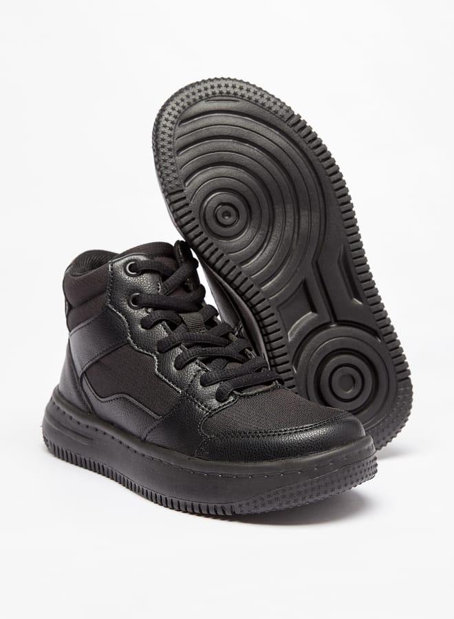 سيد دوتشيني سنيكرز أطفال بتصميم مقسم ورباط بسحاب - Image 4