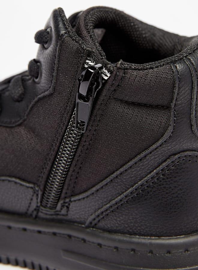 سيد دوتشيني سنيكرز أطفال بتصميم مقسم ورباط بسحاب - Image 5