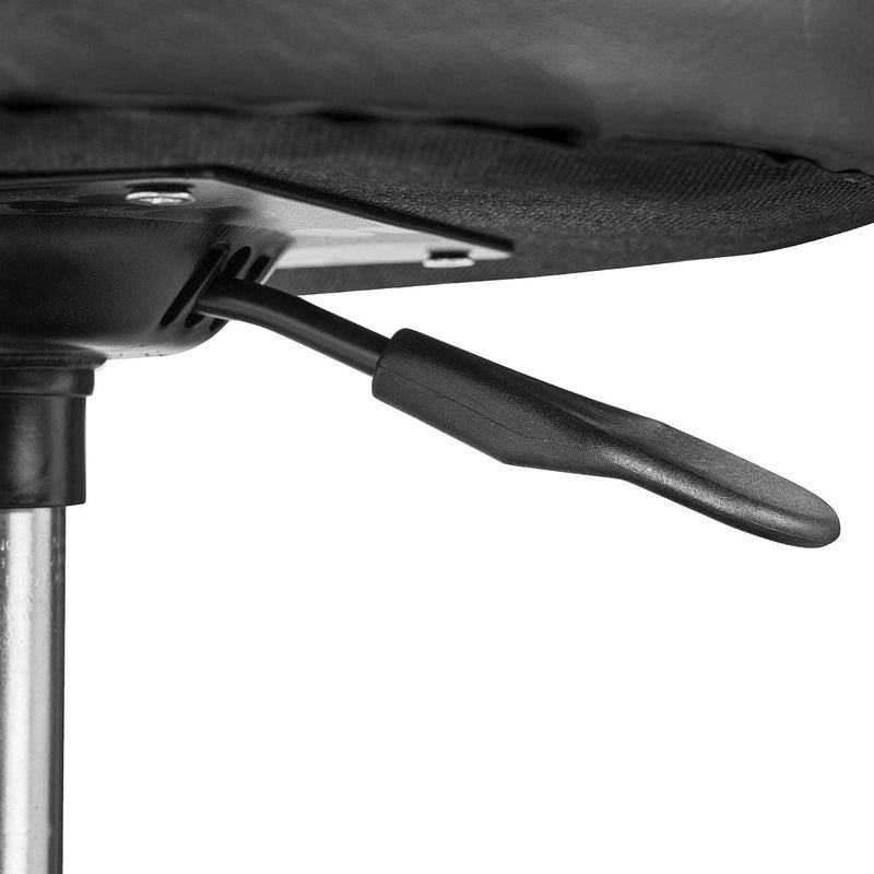 Torin ATR6350B Rolling Pneumatic Creeper Garage/Shop Seat - Padded Adjustable Mechanic Stool with Tool Tray Storage, Black - Image 3