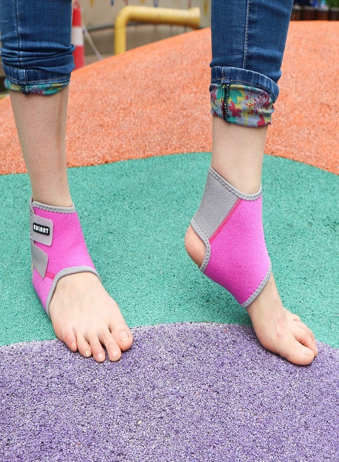 EULANT Kids Ankle Brace 1 Pair, Children Ankle Support, Ankle Compression Sleeve for Foot & Ankle Swelling, Achilles Tendon, Joint Pain, Injury Recovery, for Ice Skating Dance Hiking Running - Image 5