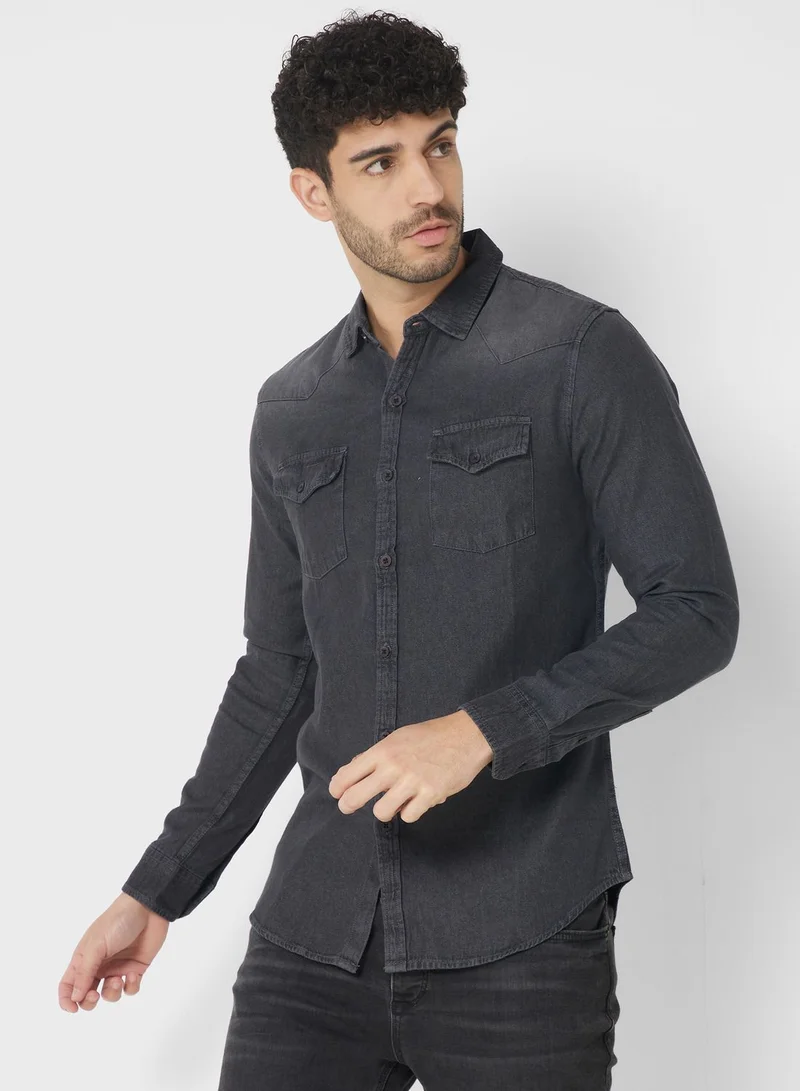 Seventy Five Slim Fit Full Sleeve Shirt