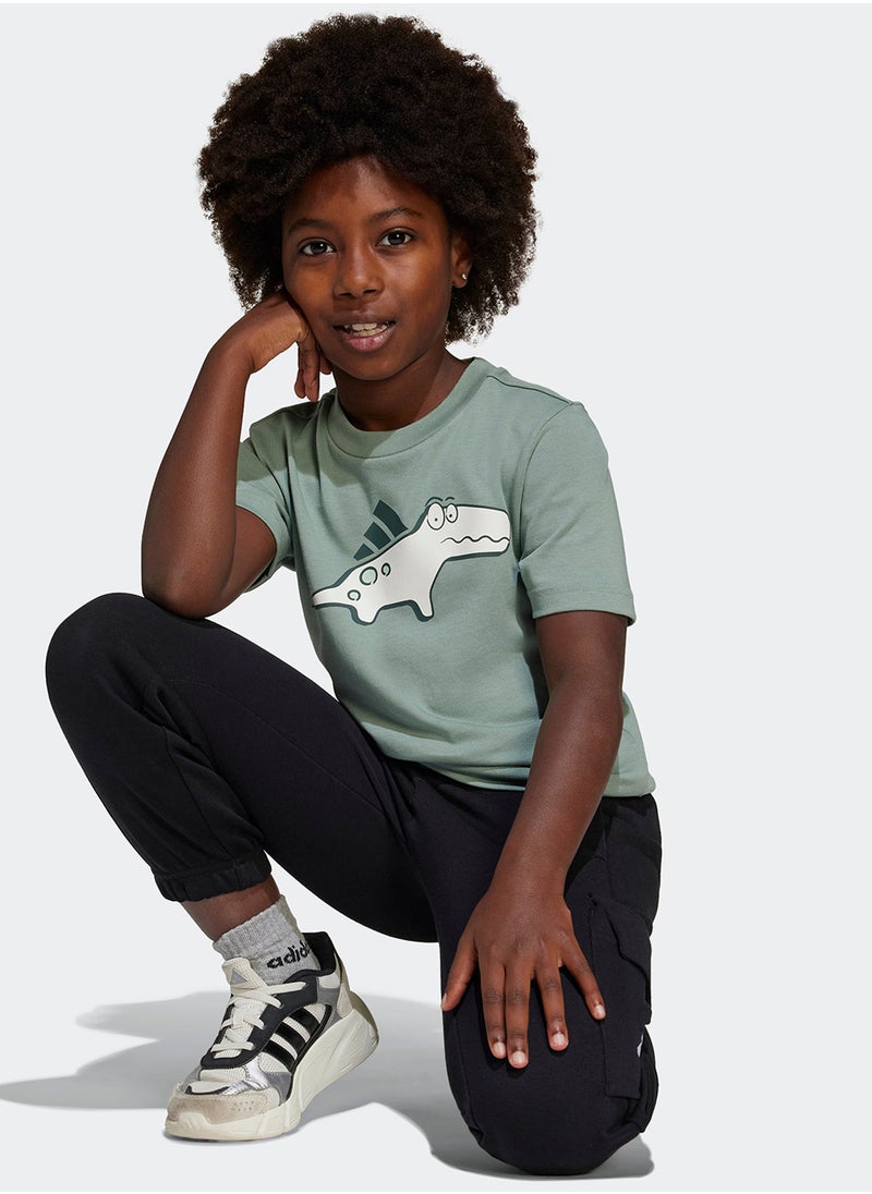 Adidas Kids Adiraptor Graphic T-Shirt  - Image 5