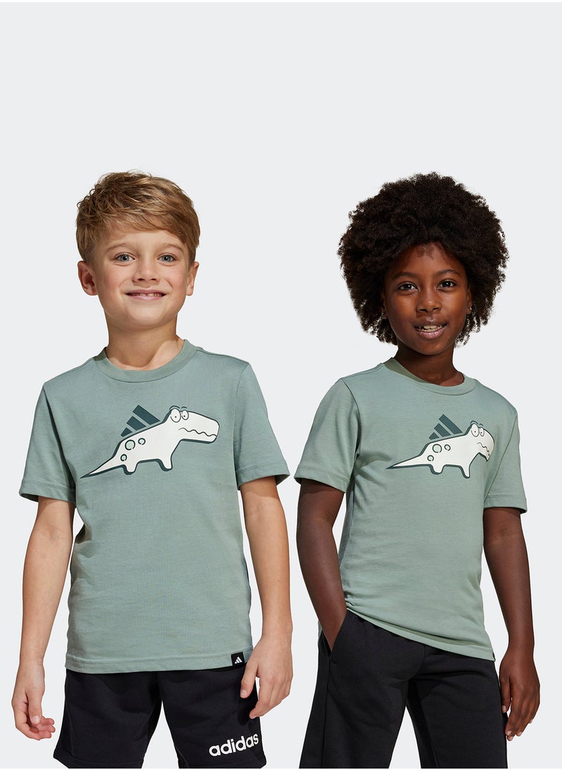 Adidas Kids Adiraptor Graphic T-Shirt  - Image 2