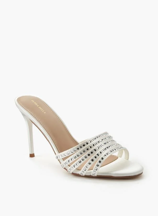 Flora Bella Women Embellished Stiletto Heel Sandals