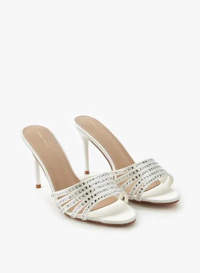 Flora Bella Women Embellished Stiletto Heel Sandals