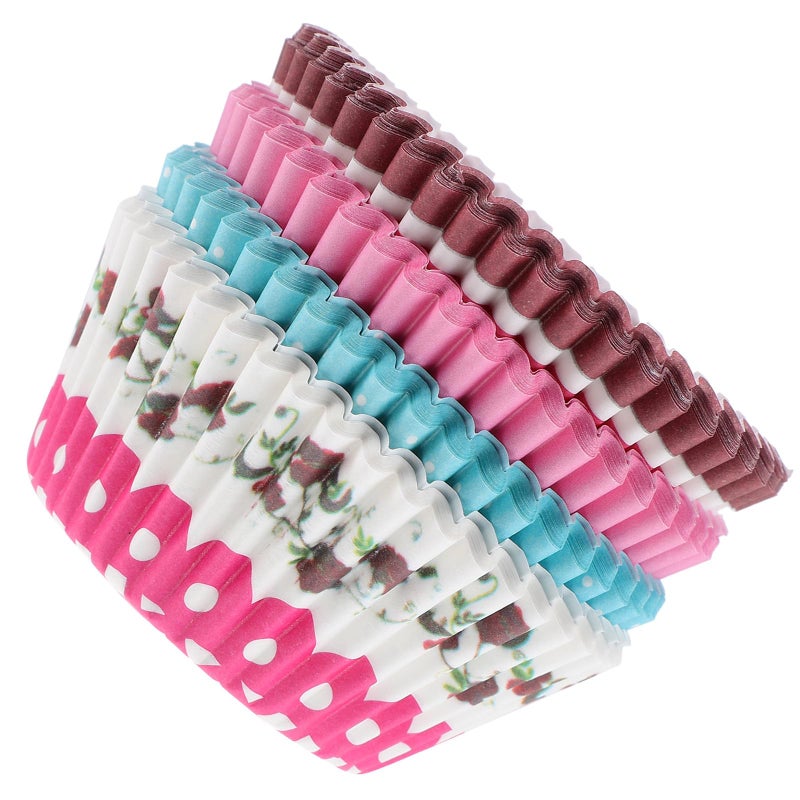 400 Pcs Large Muffin Liners Food Grade Oil Resistant Baking Cups For Oven - Image 2