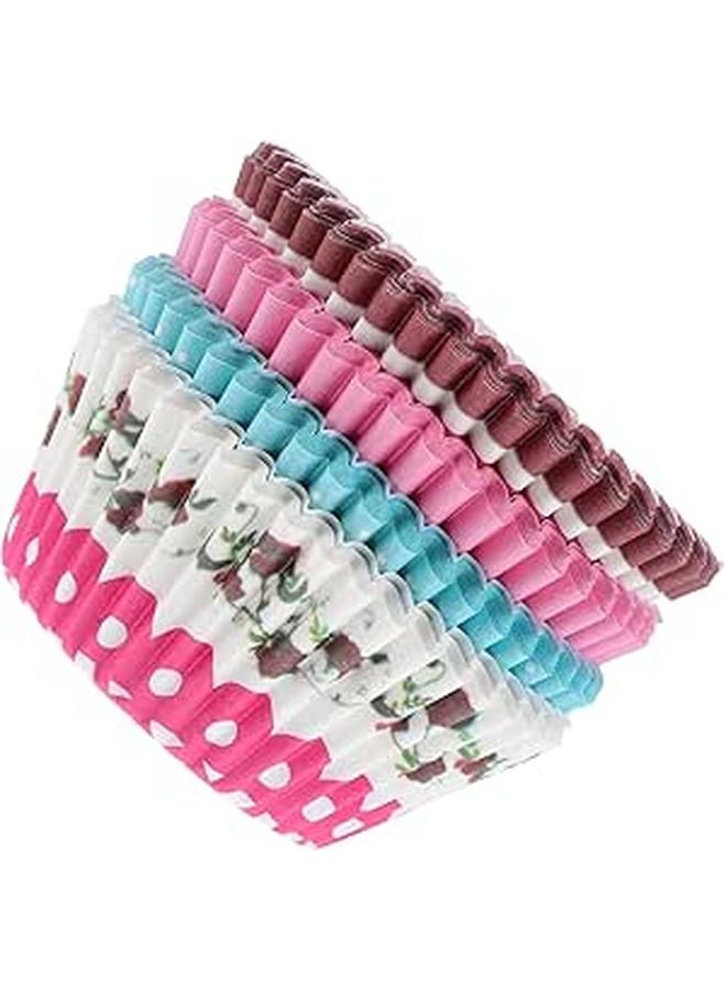 400 Pcs Large Muffin Liners Food Grade Oil Resistant Baking Cups For Oven - Image 1