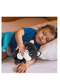 SYOSI Black Cat Plush, Lovely Cat Stuffed Animal Cat Plushie Pillow for Hugging Plush Squishy Pillow Toy for Kids (9.8")  - Image 4