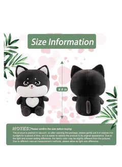 SYOSI Black Cat Plush, Lovely Cat Stuffed Animal Cat Plushie Pillow for Hugging Plush Squishy Pillow Toy for Kids (9.8")  - Image 5
