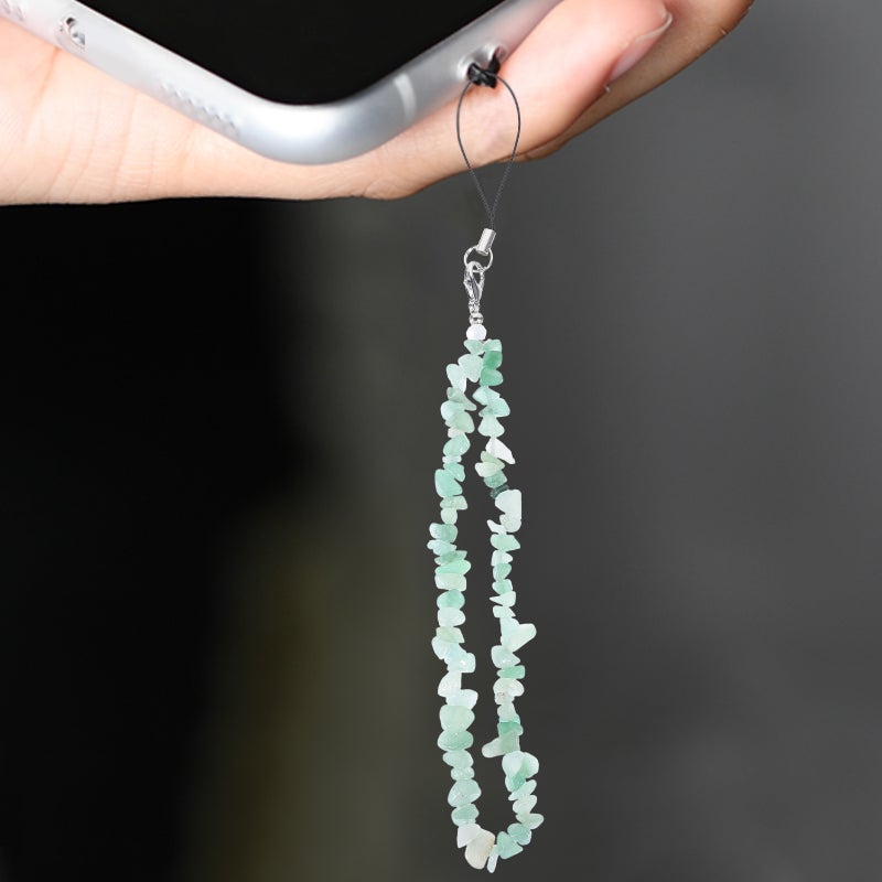 Decorative Stone Lanyard Anti-skid Phone Charm Multi-function Phone String - Image 5