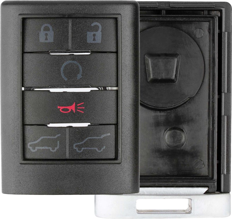 KeylessOption Keyless Entry Remote Key Fob Shell Case Button Pad Cover For Cadillac Escalade, EXT, ESV - Image 5