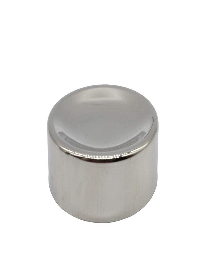 eKitchen Ribbed Small Size - 450 ml Steel Fridge Container, Tea Coffee & Sugar Container, Utility Box, Spice Container, Oil Container, Pickle Container & Salt Pepper Container (Pack of 3, Silver) - Image 5