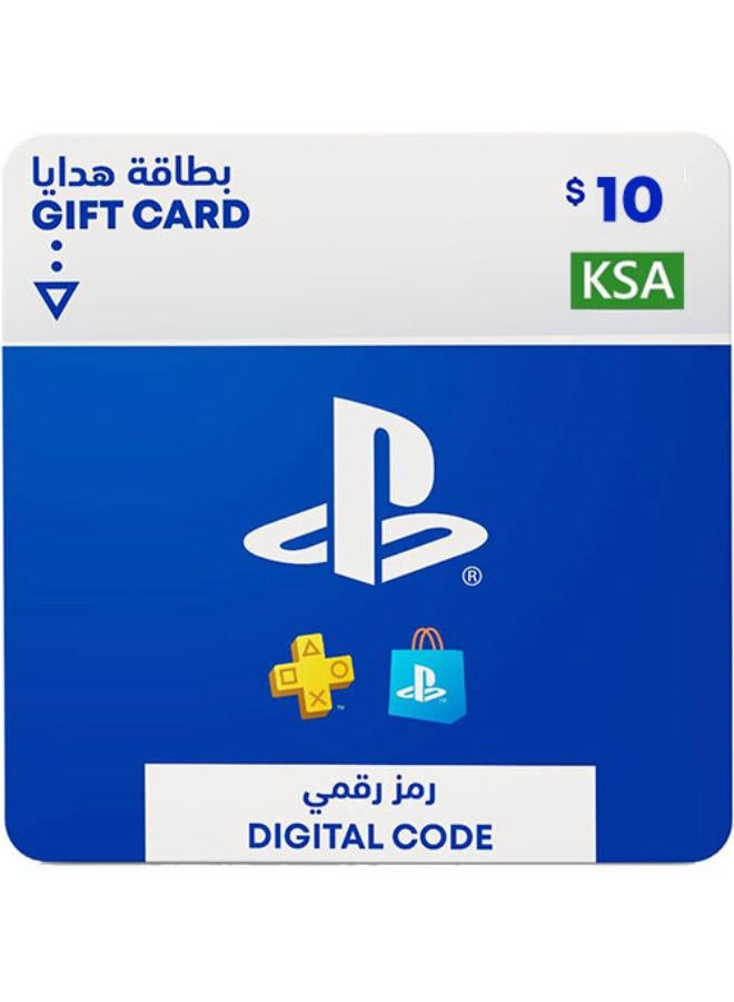 PlayStation Store DIgital Code Gift Card - KSA 10 USD
