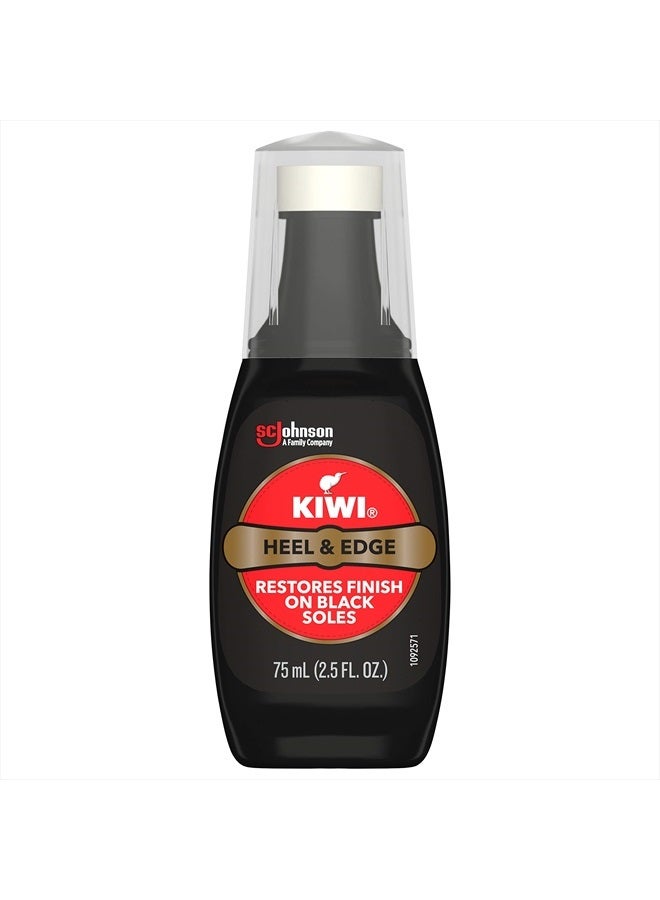 Kiwi Heel & Edge, Black, with Sponge Applicator), 2.5 Fl Oz (Pack of 1) - Image 1