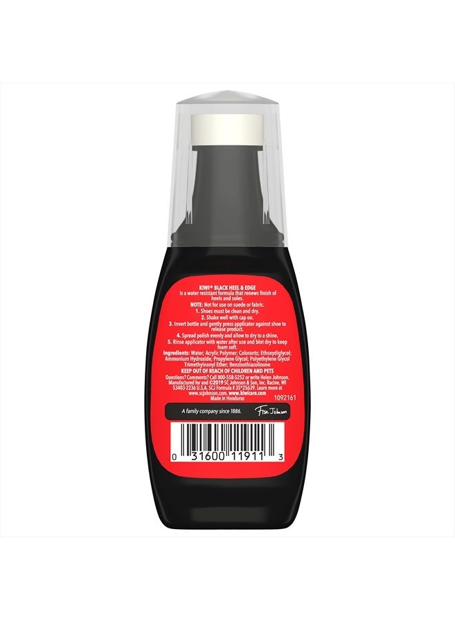 Kiwi Heel & Edge, Black, with Sponge Applicator), 2.5 Fl Oz (Pack of 1) - Image 2