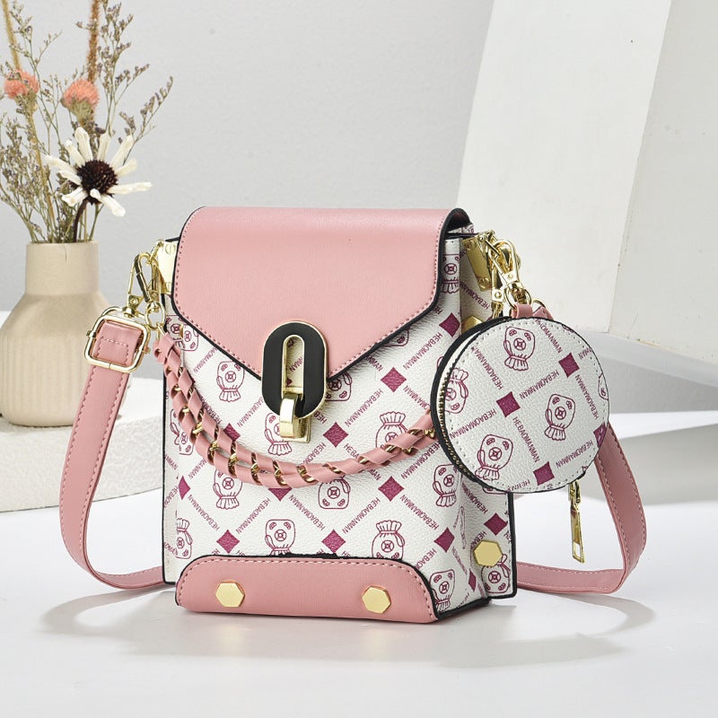 Mobile Phone Bag Women Slung Small Bag Fashion Shoulder Bag Niche Mini All-Match Small Bag - Image 2