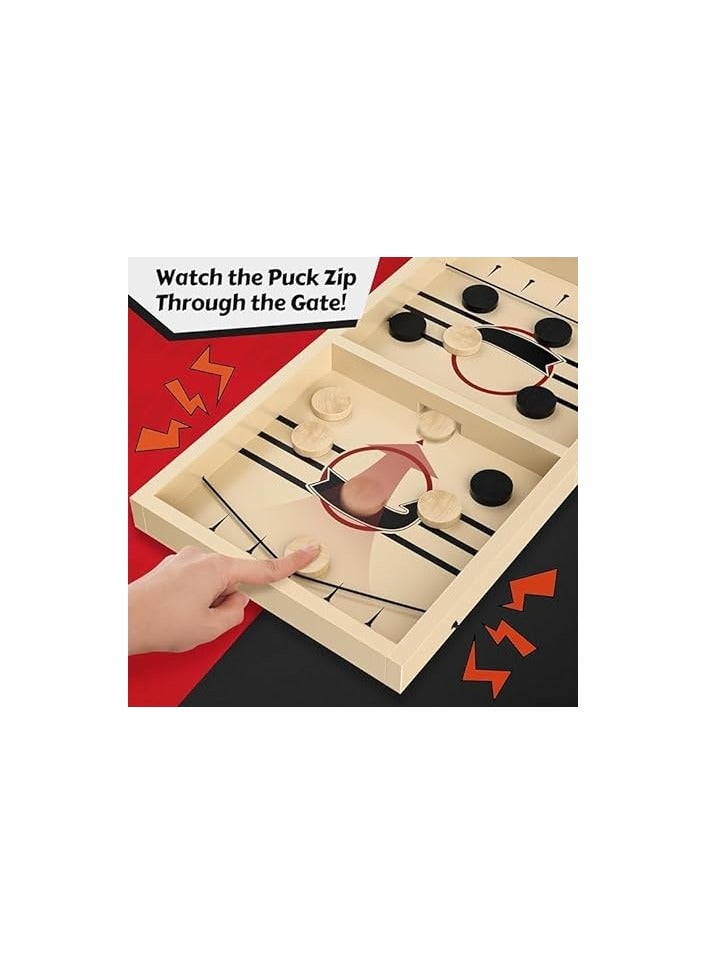 بونكا لعبة طاولة الهوكي الخشب الطاولة الروسية سلينغ باك من بونكا - Image 3