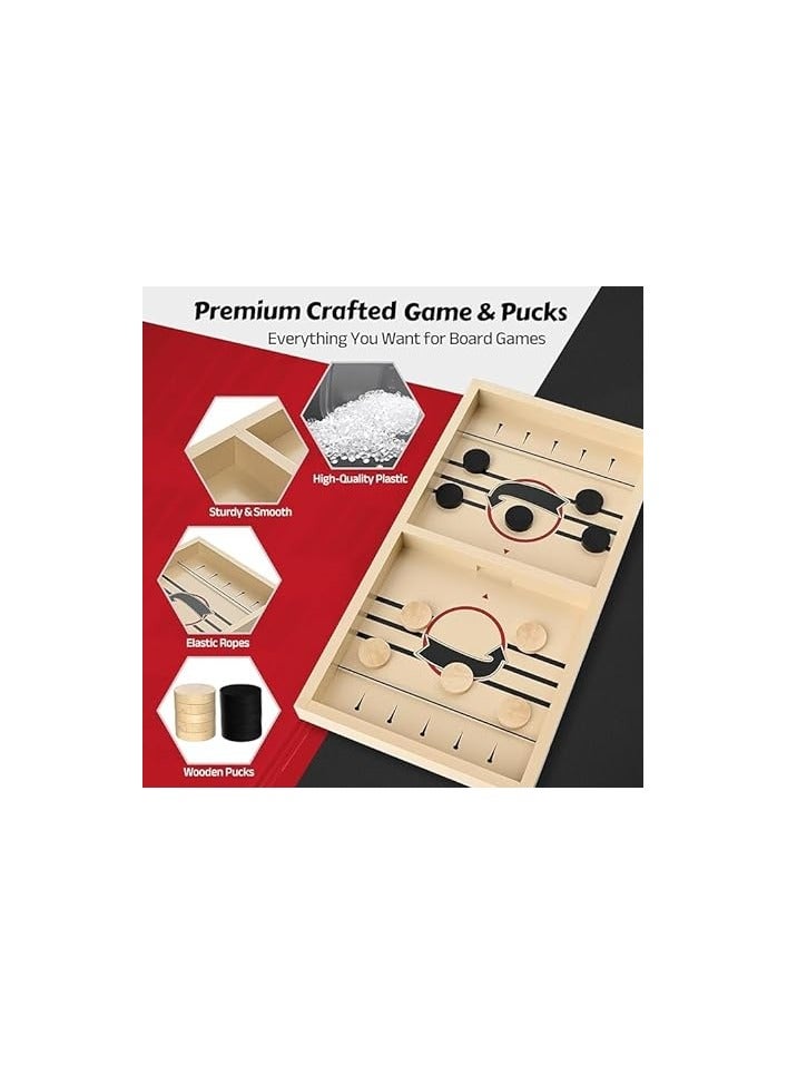 بونكا لعبة طاولة الهوكي الخشب الطاولة الروسية سلينغ باك من بونكا - Image 4