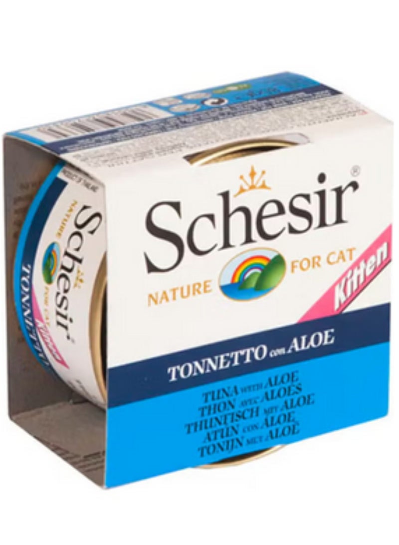 Schesir Kitten Tuna With Aloe A85g